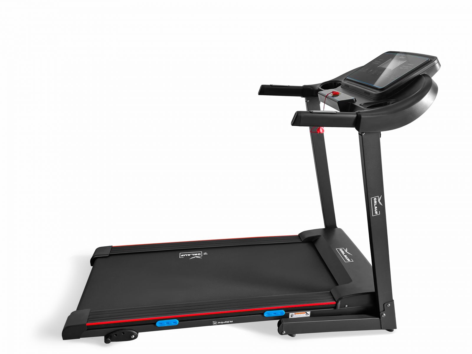 Photo of the Orlauf Fitness Aquila M treadmill - side view