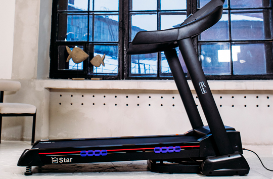 Electronic system for adjusting the angle of inclination of the treadmill web Orlauf Fitness Star