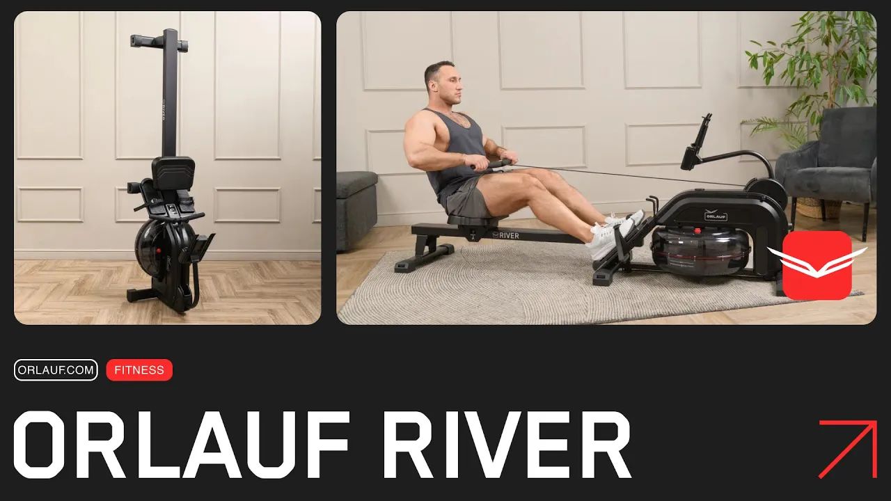 Video review of the rowing simulator Orlauf River